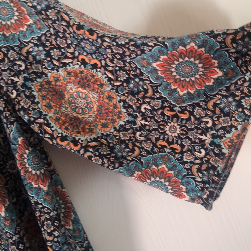 Women's Multicolor Boho Aztec Fall Fall Patterned… - image 4